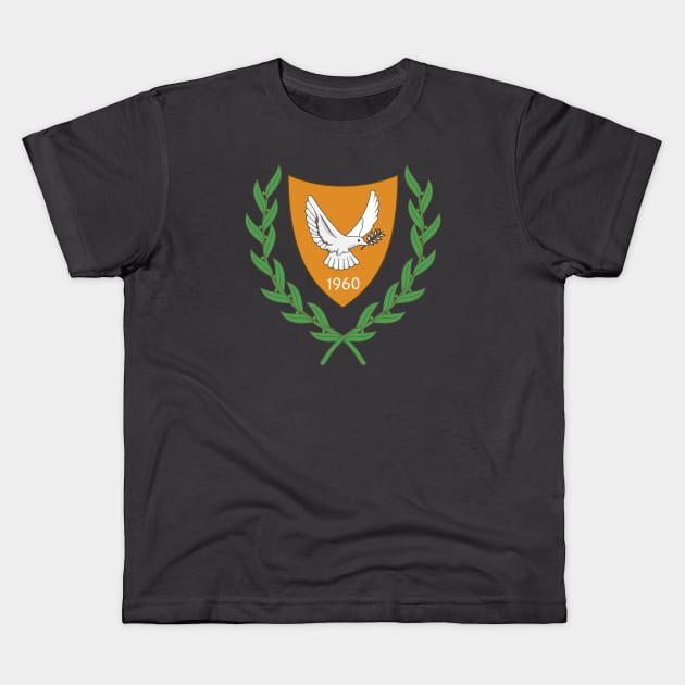 Coat of arms of Northern Cyprus Kids T-Shirt by Wickedcartoons